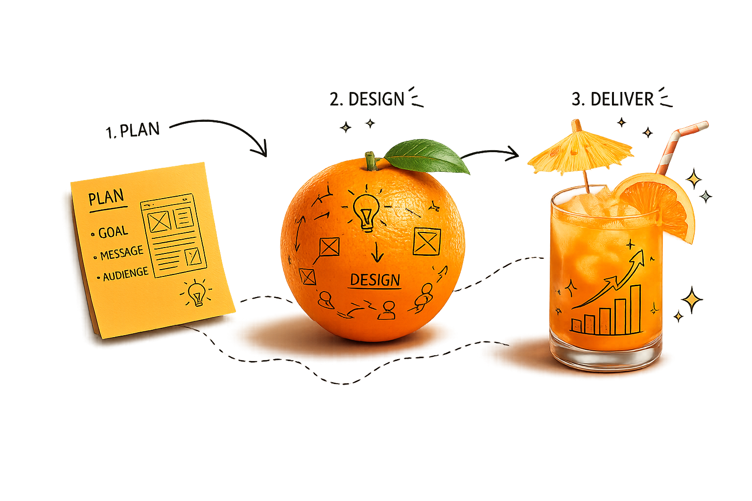 Our process: plan, design, deliver